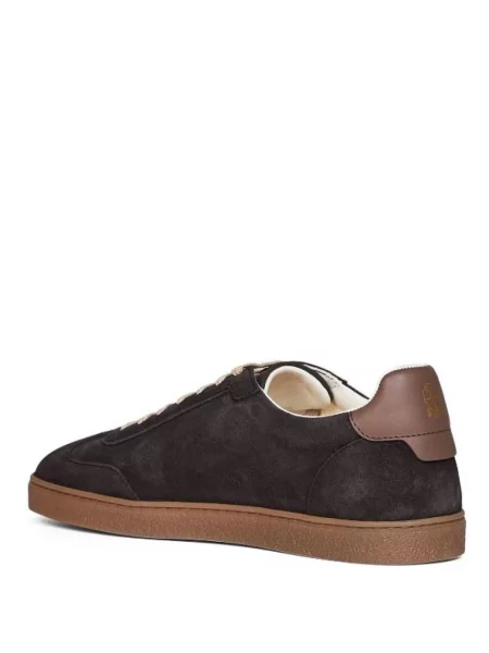 Sneakersy Brunello Cucinelli zamszowe brązowe
