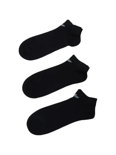 Șosete Emporio Armani cu autograf negru