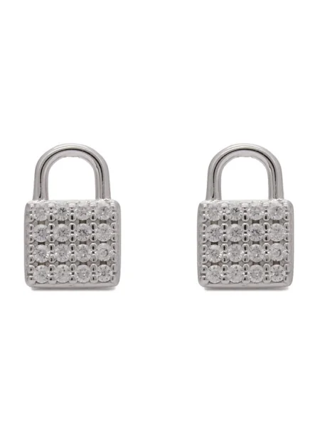 Обеци Fossil сребристо