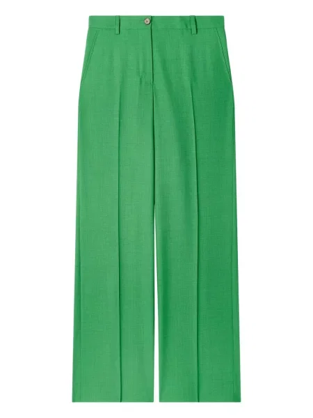 Spodnie Paul Smith plisowane zielone