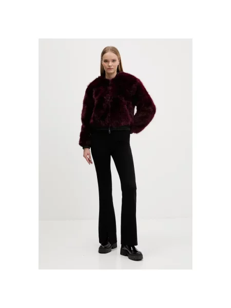 Desigual kurtka bomber RASPBERRY bordowy przejściowa czerwony