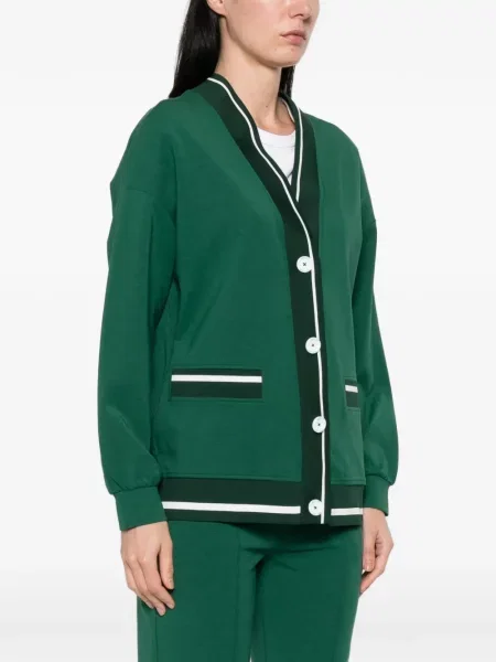 Bunda Marccain s výstřihem do v zelená