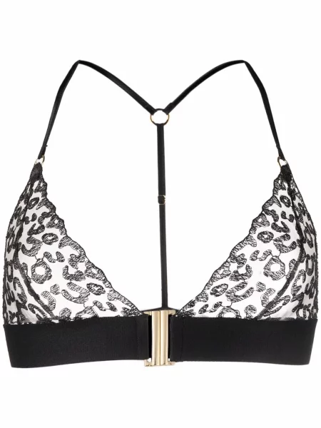 Sutien Fleur Of England transparente negru