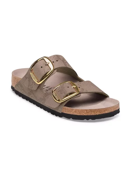 Birkenstock Șlapi Arizona Big Buckle cu adaos de piele | narrow fit bej