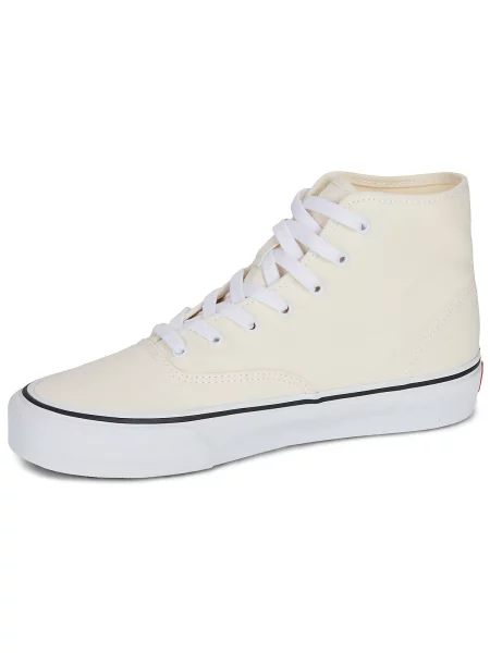 Členkové topánky Vans biela