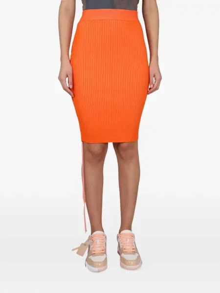 Spódnica midi Off-white biała