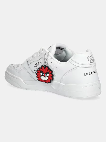 Kožené tenisky Skechers bílé