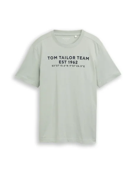 TOM TAILOR Majica kamen črna