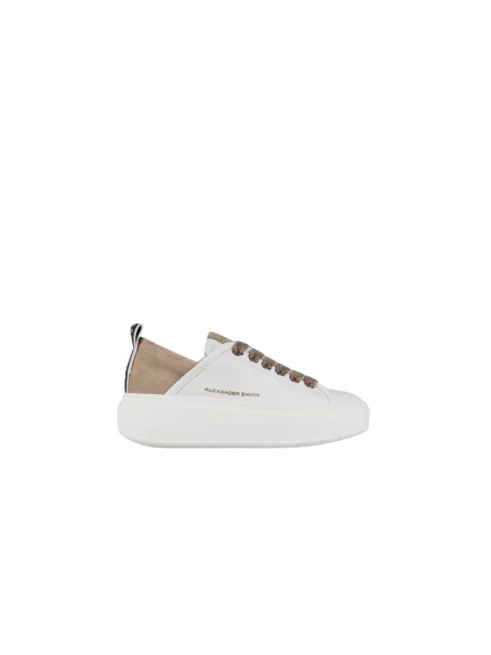 Sneakersy Eleventy zamszowe białe