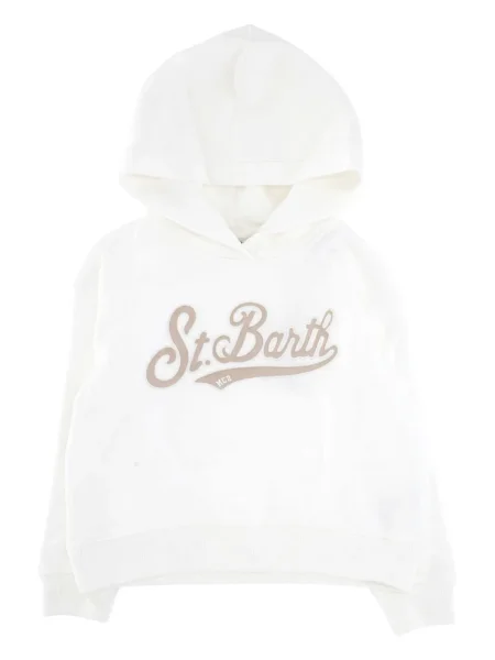 Bluza z kapturem dziecięca Mc2 Saint Barth biała