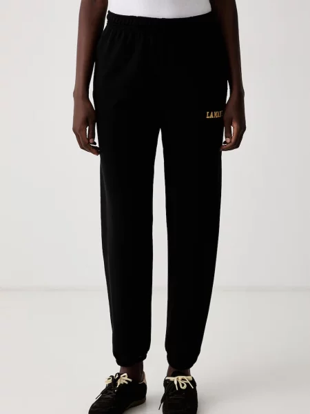 La Mania pantaloni de trening pentru femei cu GRANT negru