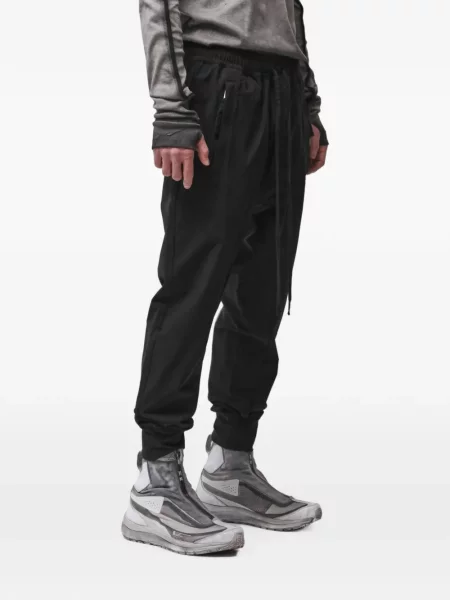 Pantaloni Thom Krom alergare cu cordon negru