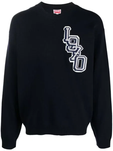 Pulover Kenzo tricotate albastru