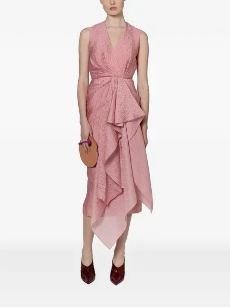 Rochie Roksanda asimetrică roz