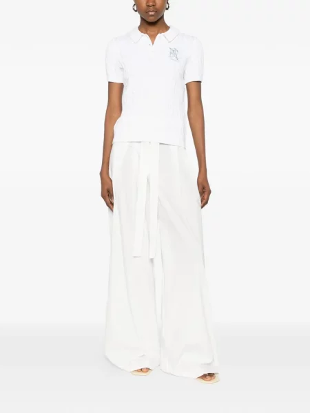 Πλεκτό polo Lauren Ralph Lauren λευκό