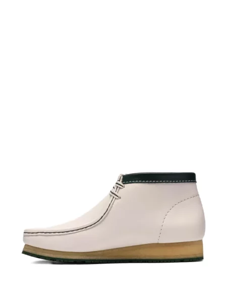 Δερμάτινα desert boots Clarks Originals λευκό