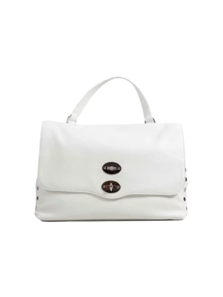 Mała torebka skórzana Zanellato beżowa