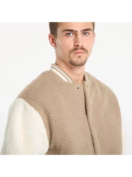 Teddy bomber bunda Urban Classics béžová