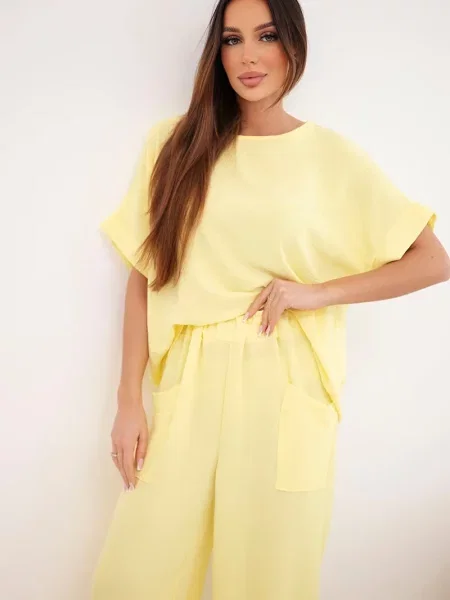 Bluză Kesi Włoski galben