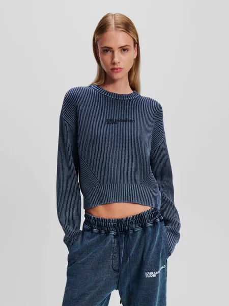 Джемпер Karl Lagerfeld Jeans синій