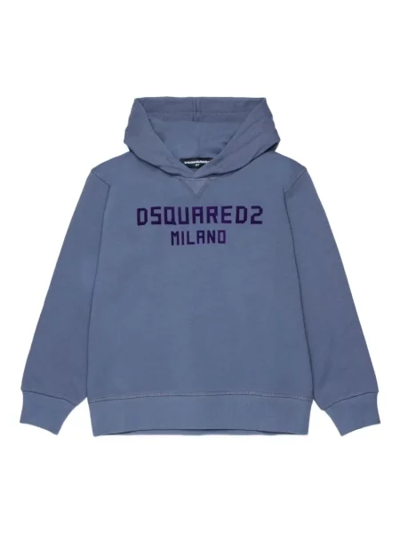 Bluza z kapturem dziecięca Dsquared2 niebieska