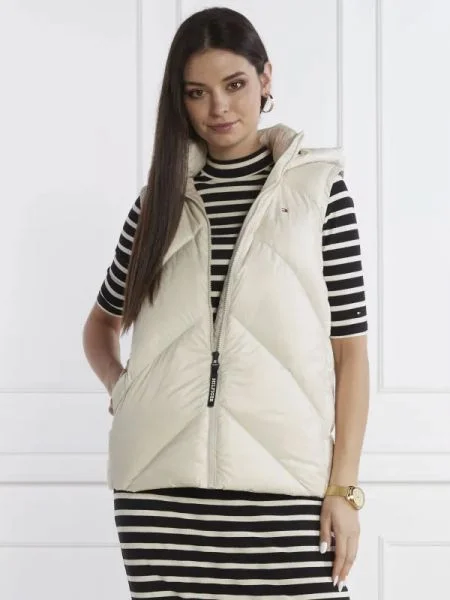 Tommy Hilfiger De puf vestă CHEVRON LW DOWN