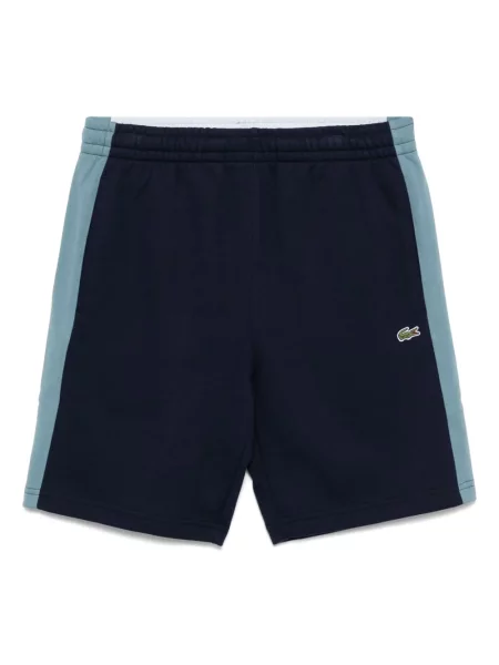 Fleecové kraťasy Lacoste modré