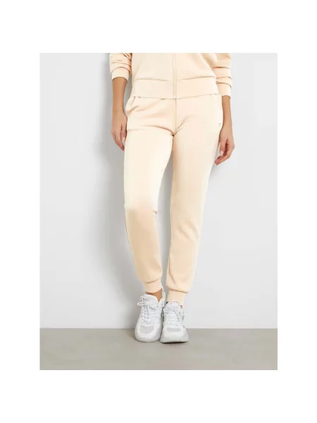 Kalhoty GUESS Olympe Long Pants Cream XS modré