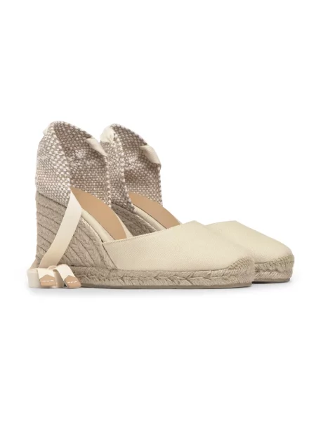 Espadryle Castañer beżowe