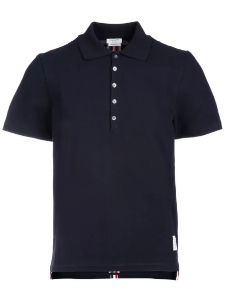 Polo Thom Browne cu dungi albastru