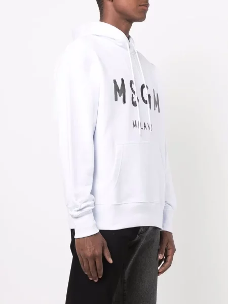 Svetr Msgm s potiskem bílý