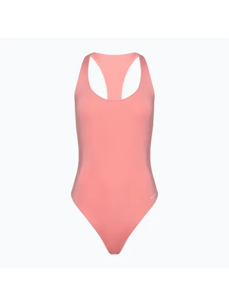 Olcsóbban. Női egyrészes fürdőruha Hurley O&O Solid Racerback Moderate One Piece pacific pink. Méret: XS rózsaszín