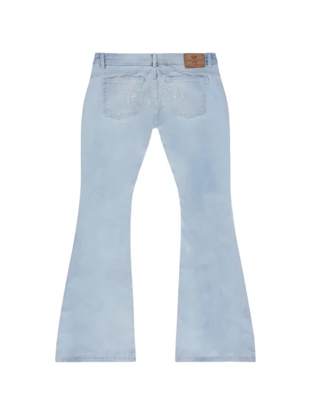 Lepršave traperice Juicy Couture lepršave plava