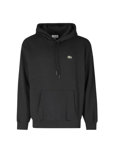 Bluza z kapturem Lacoste czarna