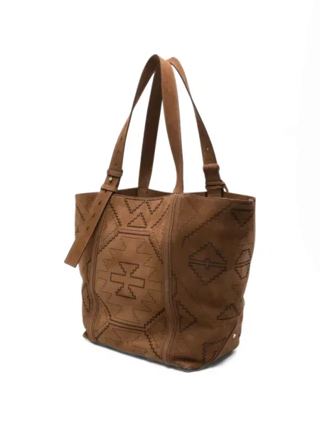 Τσάντα shopper Golden Goose καφέ
