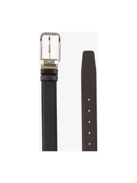 Pasek Montblanc dwustronny czarny