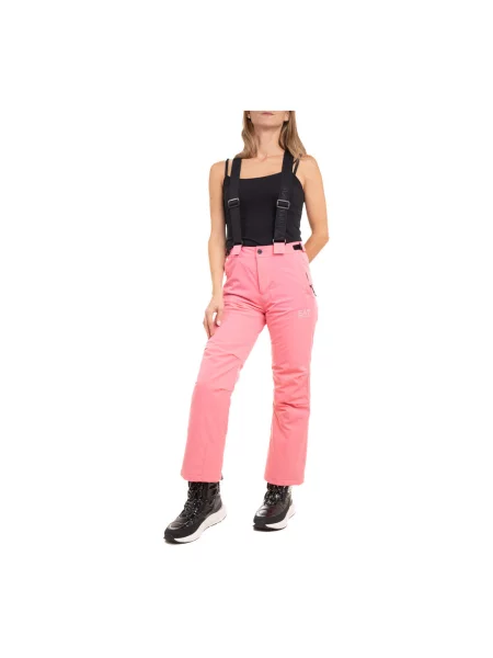 Pantaloni Emporio Armani Ea7 roz
