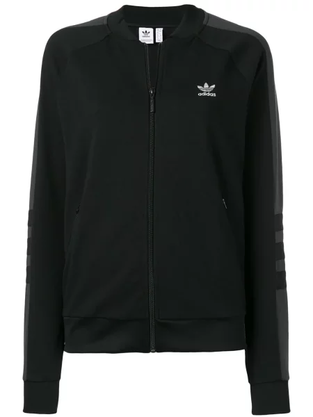 Geacă Adidas cu dungi negru