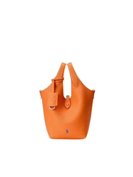 Torebka Polo Ralph Lauren pomarańczowa
