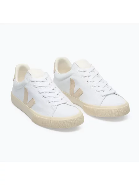 Încălțăminte pentru femei VEJA Campo Canvas white/sable alb