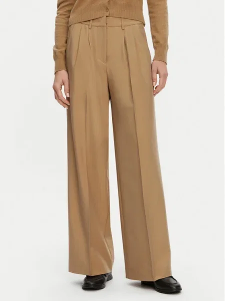 Palazzo nohavice Mille Wide Leg béžová