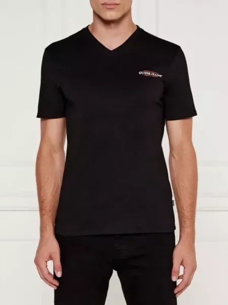 Tricou Guess Jeans negru