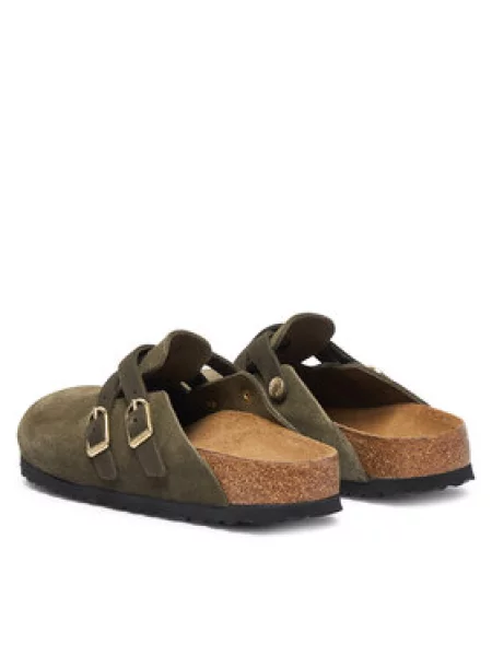 Birkenstock Natikači Blair D-Buckle Temno zelena