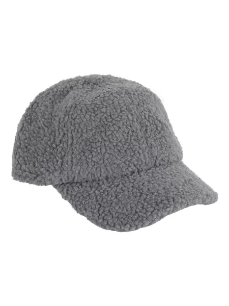 Czapka z daszkiem Rains typu teddy szara