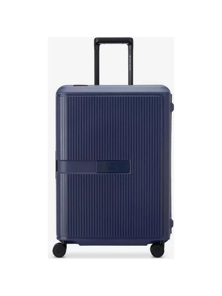 Walizka Delsey Paris x Benetton Color Block ciemny niebieski