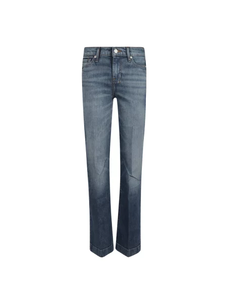 Szerokie jeansy 7 For All Mankind niebieskie