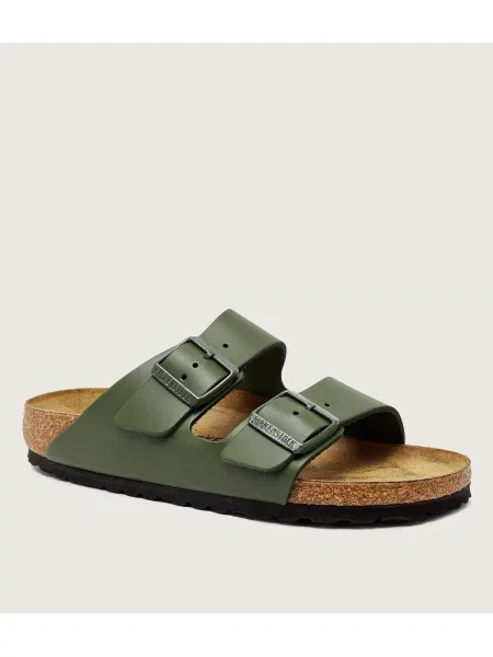Birkenstock De piele șlapi Arizona NL | narrow fit verde