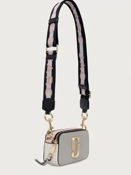 Colier Marc Jacobs din piele bej