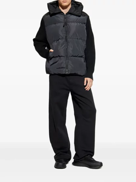 Geacă Canada Goose cu glugă negru