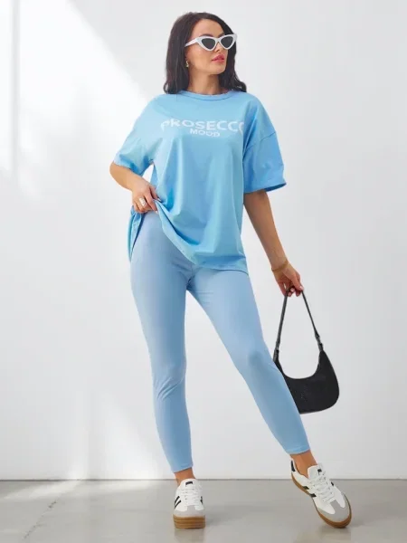 Leggings Resti scurte negru